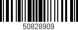 Código de barras (EAN, GTIN, SKU, ISBN): '50828909'