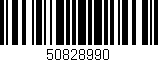 Código de barras (EAN, GTIN, SKU, ISBN): '50828990'