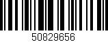 Código de barras (EAN, GTIN, SKU, ISBN): '50829656'