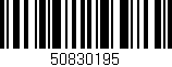 Código de barras (EAN, GTIN, SKU, ISBN): '50830195'