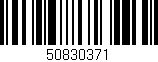 Código de barras (EAN, GTIN, SKU, ISBN): '50830371'