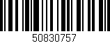 Código de barras (EAN, GTIN, SKU, ISBN): '50830757'