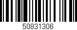 Código de barras (EAN, GTIN, SKU, ISBN): '50831306'