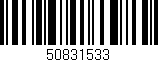 Código de barras (EAN, GTIN, SKU, ISBN): '50831533'