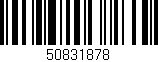 Código de barras (EAN, GTIN, SKU, ISBN): '50831878'