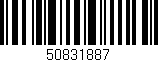 Código de barras (EAN, GTIN, SKU, ISBN): '50831887'