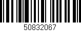 Código de barras (EAN, GTIN, SKU, ISBN): '50832067'