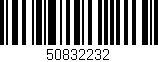 Código de barras (EAN, GTIN, SKU, ISBN): '50832232'
