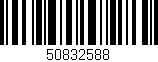 Código de barras (EAN, GTIN, SKU, ISBN): '50832588'