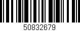 Código de barras (EAN, GTIN, SKU, ISBN): '50832679'