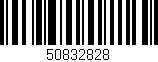 Código de barras (EAN, GTIN, SKU, ISBN): '50832828'