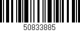 Código de barras (EAN, GTIN, SKU, ISBN): '50833885'
