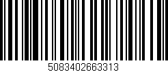 Código de barras (EAN, GTIN, SKU, ISBN): '5083402663313'