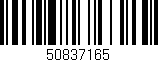 Código de barras (EAN, GTIN, SKU, ISBN): '50837165'