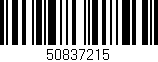 Código de barras (EAN, GTIN, SKU, ISBN): '50837215'