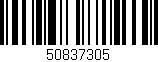 Código de barras (EAN, GTIN, SKU, ISBN): '50837305'