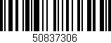 Código de barras (EAN, GTIN, SKU, ISBN): '50837306'