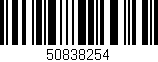 Código de barras (EAN, GTIN, SKU, ISBN): '50838254'