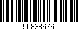 Código de barras (EAN, GTIN, SKU, ISBN): '50838676'