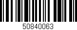 Código de barras (EAN, GTIN, SKU, ISBN): '50840063'