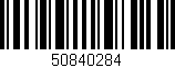 Código de barras (EAN, GTIN, SKU, ISBN): '50840284'