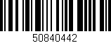 Código de barras (EAN, GTIN, SKU, ISBN): '50840442'