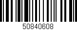 Código de barras (EAN, GTIN, SKU, ISBN): '50840608'
