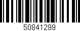 Código de barras (EAN, GTIN, SKU, ISBN): '50841299'
