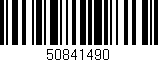 Código de barras (EAN, GTIN, SKU, ISBN): '50841490'