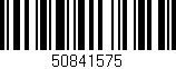 Código de barras (EAN, GTIN, SKU, ISBN): '50841575'