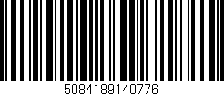 Código de barras (EAN, GTIN, SKU, ISBN): '5084189140776'