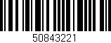 Código de barras (EAN, GTIN, SKU, ISBN): '50843221'