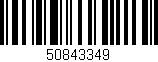 Código de barras (EAN, GTIN, SKU, ISBN): '50843349'