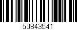 Código de barras (EAN, GTIN, SKU, ISBN): '50843541'