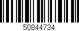 Código de barras (EAN, GTIN, SKU, ISBN): '50844734'