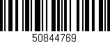 Código de barras (EAN, GTIN, SKU, ISBN): '50844769'