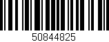 Código de barras (EAN, GTIN, SKU, ISBN): '50844825'