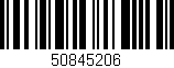 Código de barras (EAN, GTIN, SKU, ISBN): '50845206'
