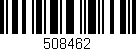 Código de barras (EAN, GTIN, SKU, ISBN): '508462'