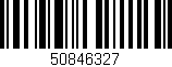 Código de barras (EAN, GTIN, SKU, ISBN): '50846327'
