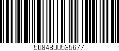 Código de barras (EAN, GTIN, SKU, ISBN): '5084800535677'