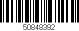Código de barras (EAN, GTIN, SKU, ISBN): '50848392'