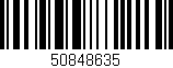 Código de barras (EAN, GTIN, SKU, ISBN): '50848635'