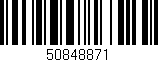 Código de barras (EAN, GTIN, SKU, ISBN): '50848871'