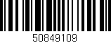 Código de barras (EAN, GTIN, SKU, ISBN): '50849109'