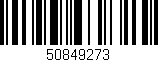 Código de barras (EAN, GTIN, SKU, ISBN): '50849273'