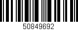 Código de barras (EAN, GTIN, SKU, ISBN): '50849692'