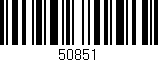 Código de barras (EAN, GTIN, SKU, ISBN): '50851'