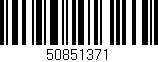 Código de barras (EAN, GTIN, SKU, ISBN): '50851371'