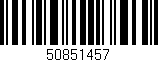Código de barras (EAN, GTIN, SKU, ISBN): '50851457'